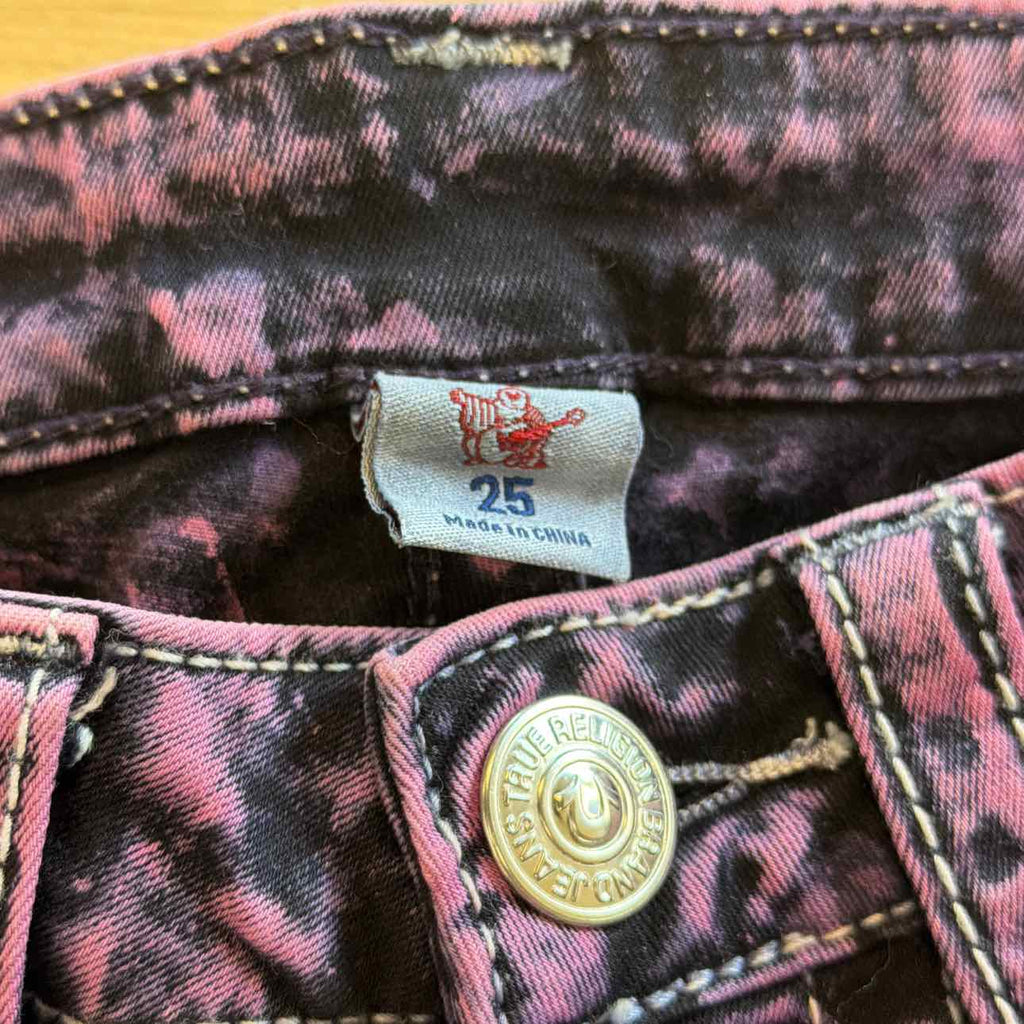 True Religion Size 25 Purple Preloved Pants