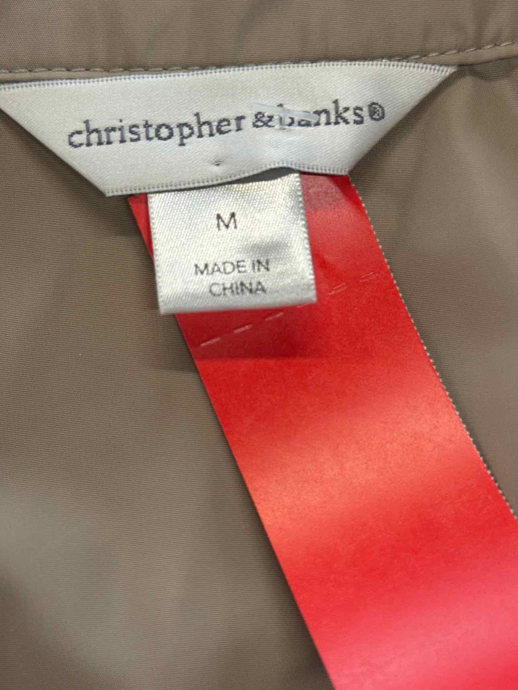 Christopher & Banks Size M Tan Jacket
