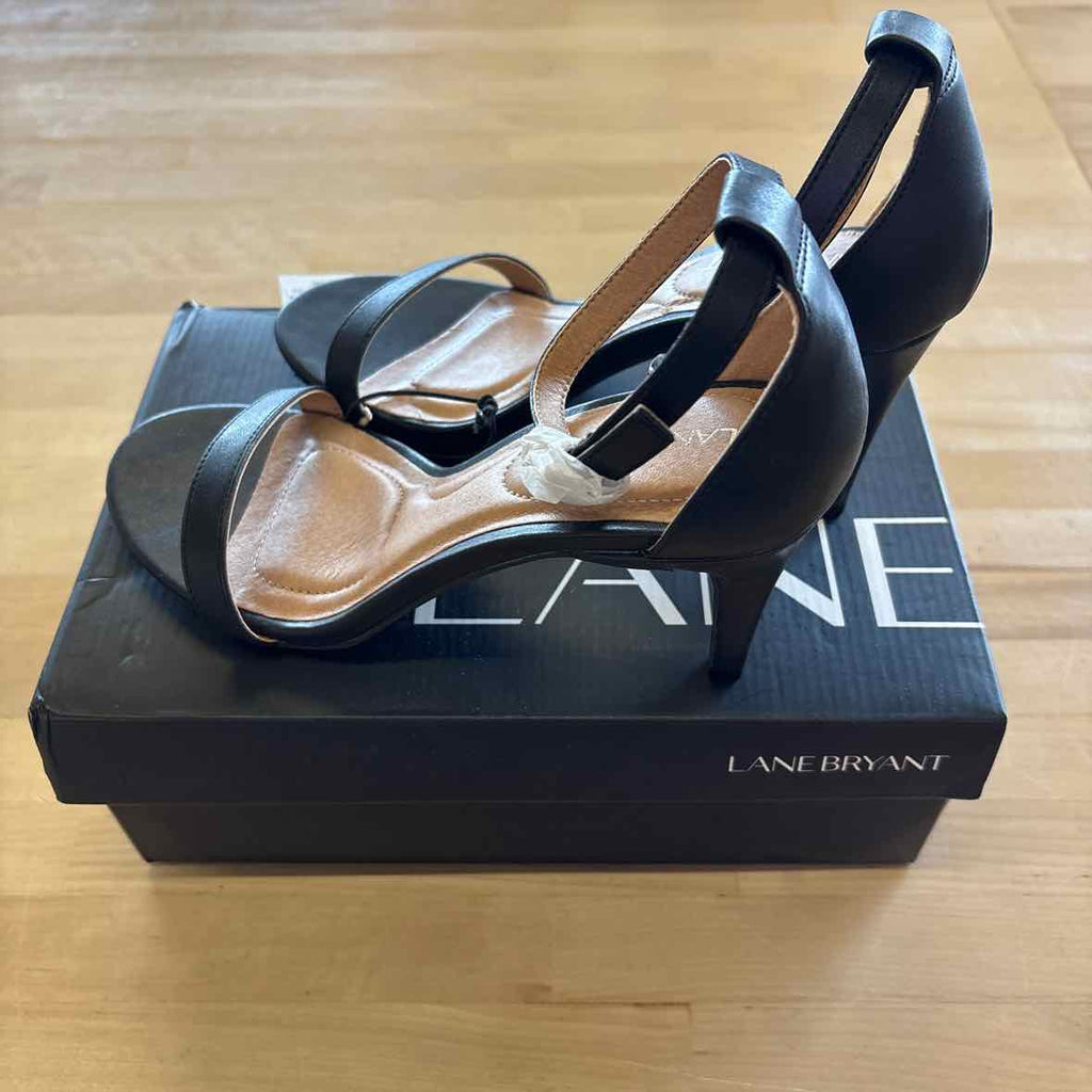 Lane Bryant Size 8W Black New Heels