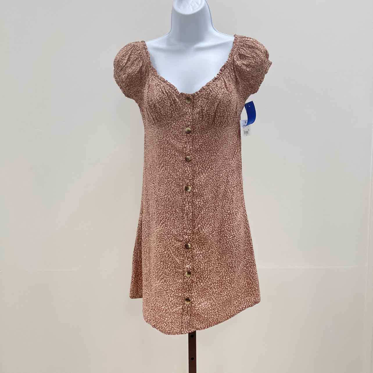 Oneill Size XS Brown New Dress