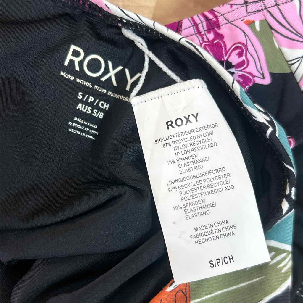 Roxy Juniors' Convertible Cutout One-Piece Swimsuit - Anthracite