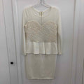 Thalia Sodi Size M White Mesh Preloved Dress