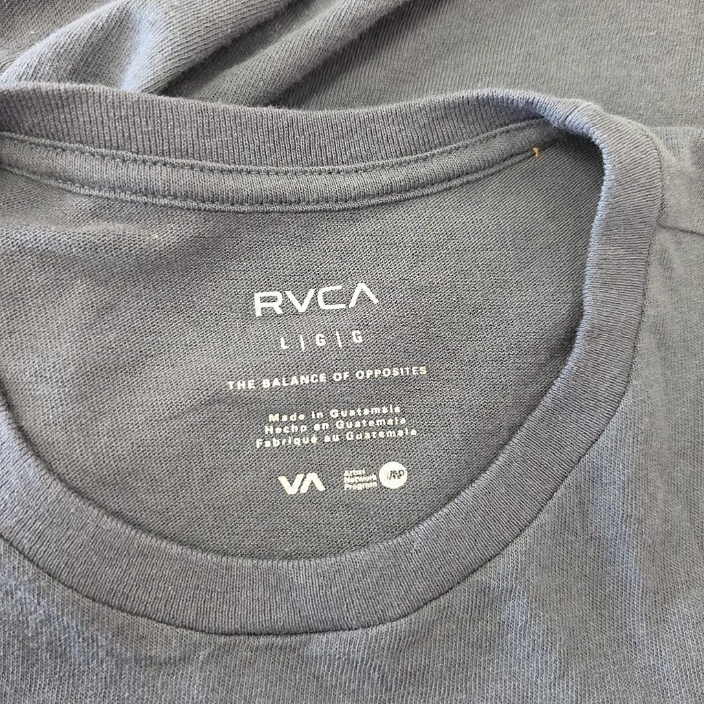 RVCA Size L Floral Graphic Cotton T-Shirt