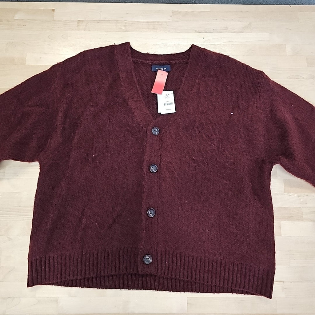 Cotton On Size XXL Burgundy New MENS Cardigan