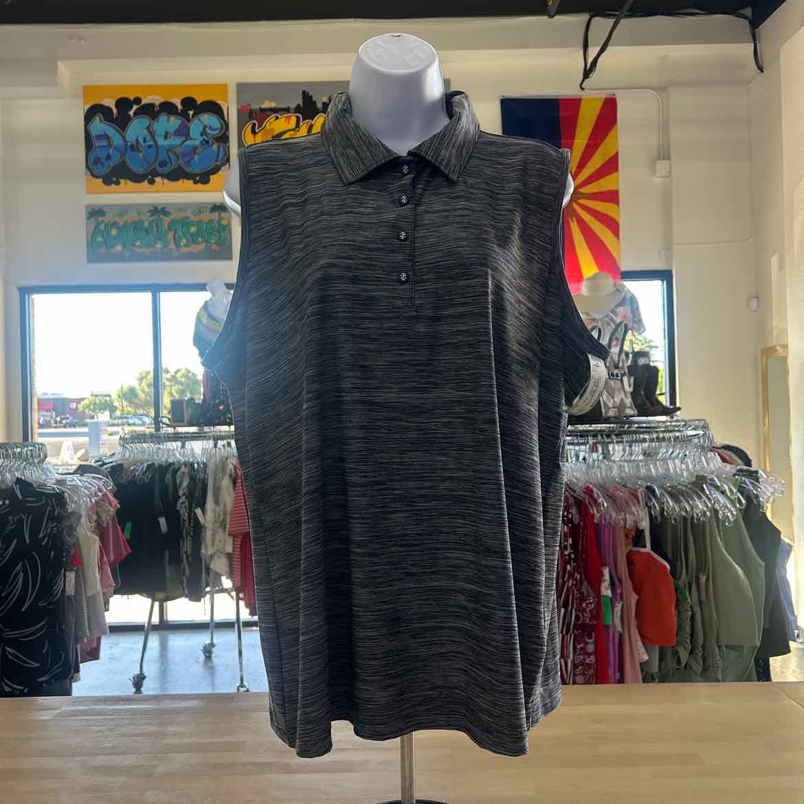 Izod Size XL Gray Preloved Tank