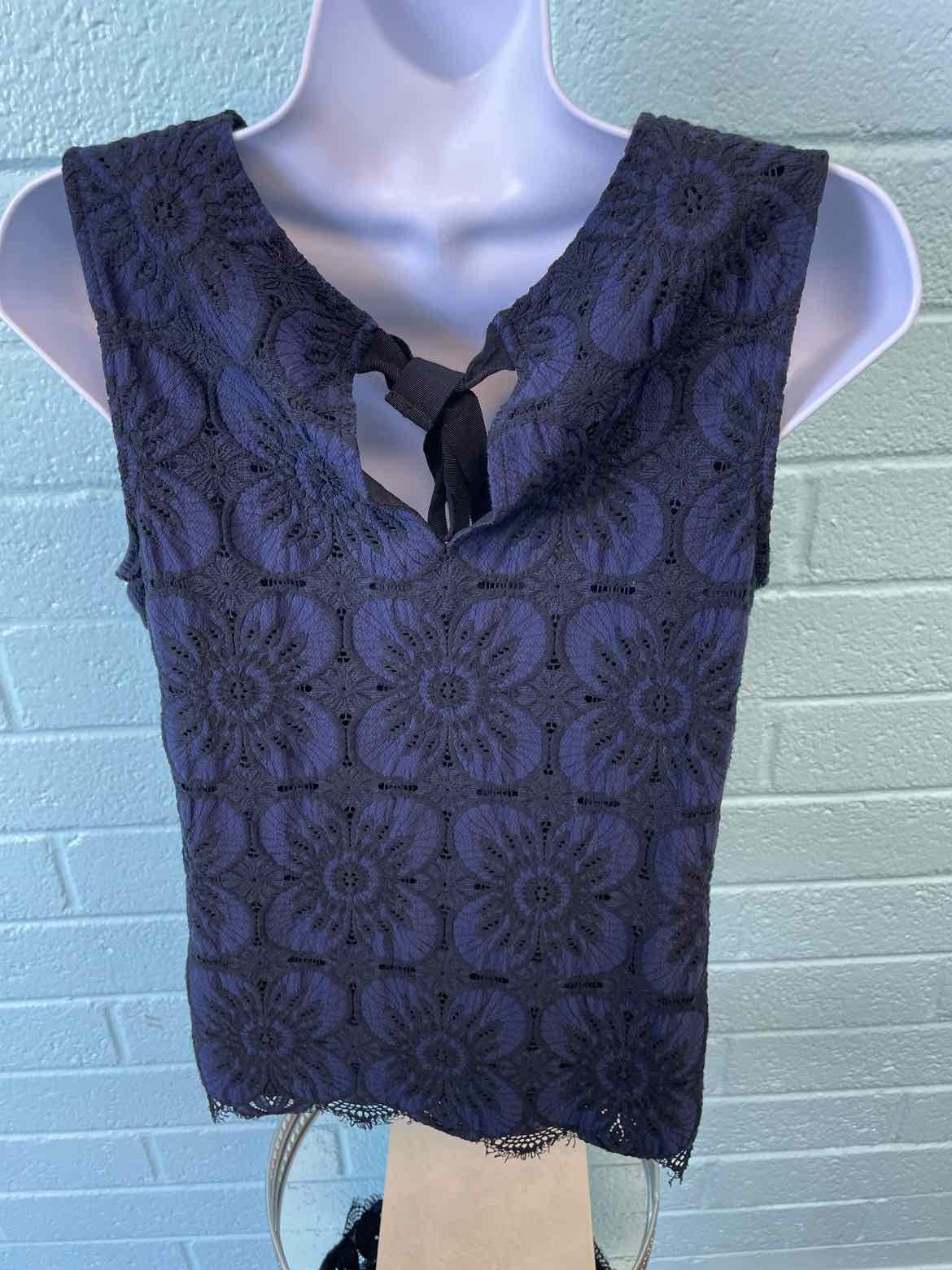 Banana Republic Size S Navy Lace Sleeveless