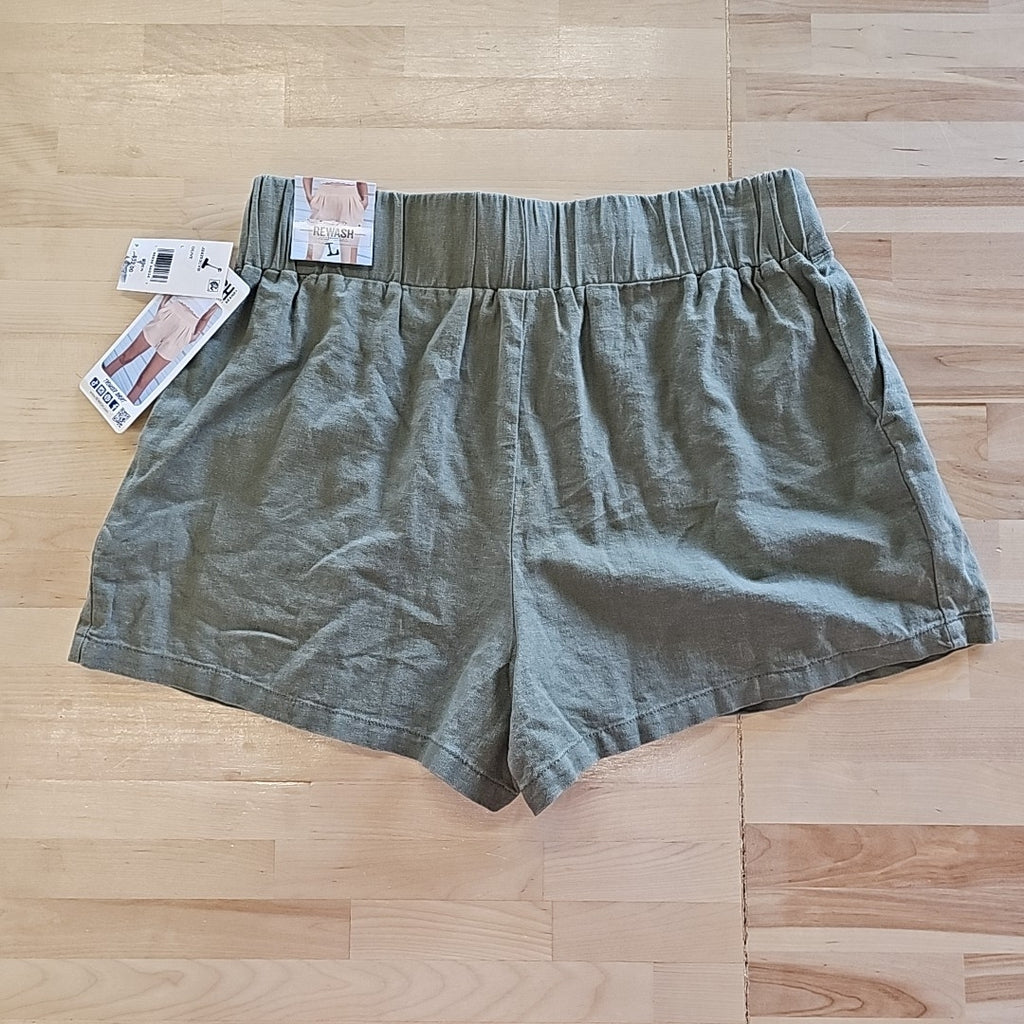 Rewash Juniors' Trouser Shorts - Olive