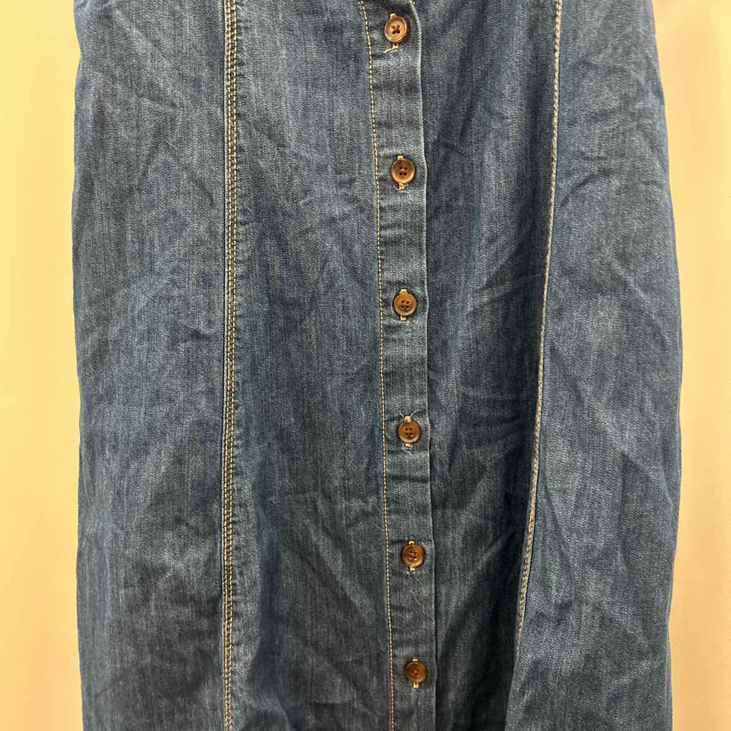 Sanctuary Women's Sweetheart Neck Wilder Denim Dress - Sundown