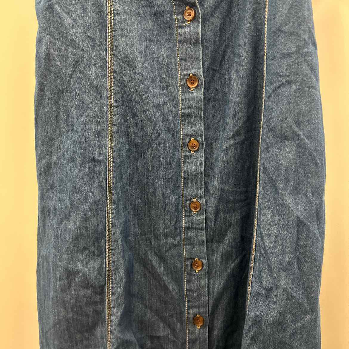 Sanctuary Women's Sweetheart Neck Wilder Denim Dress - Sundown