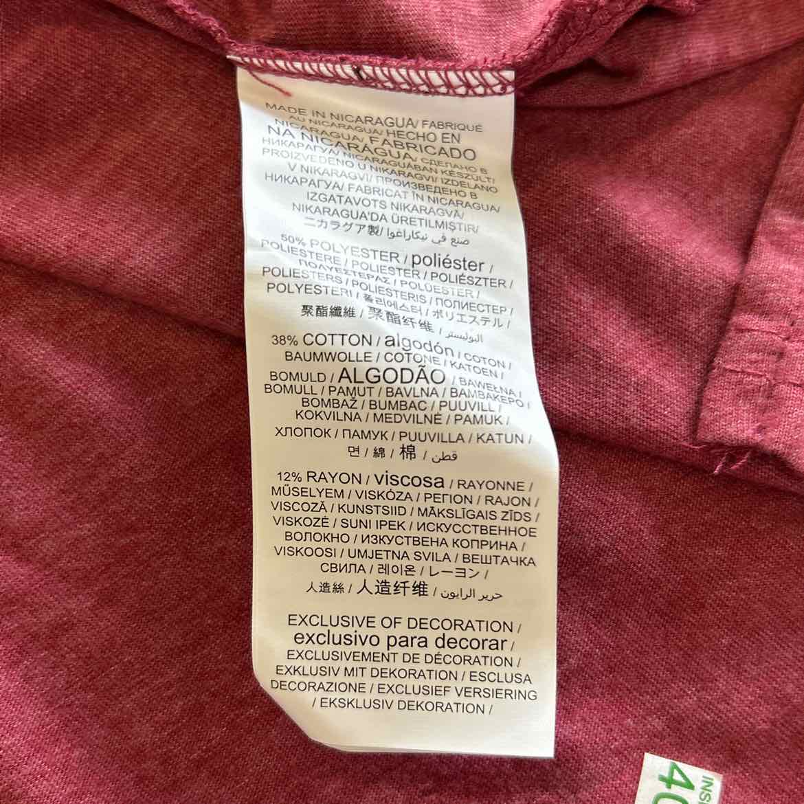ASU Size M Red Preloved T-Shirt SS