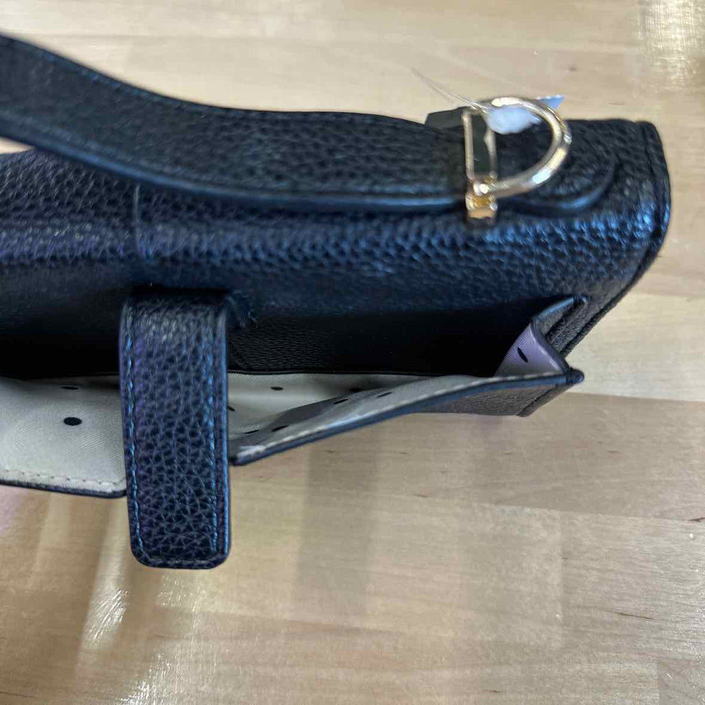 On 34th Lindzz Solid Wallet on a Strin Black NO SIZE