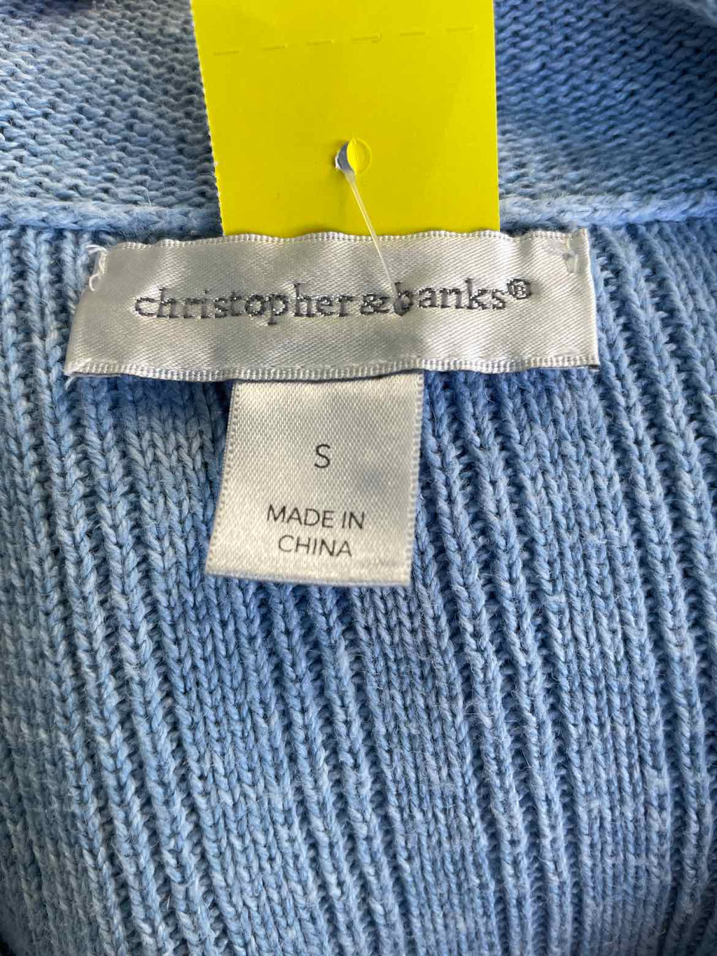 Christopher & Banks Size S Light Blue Sweater
