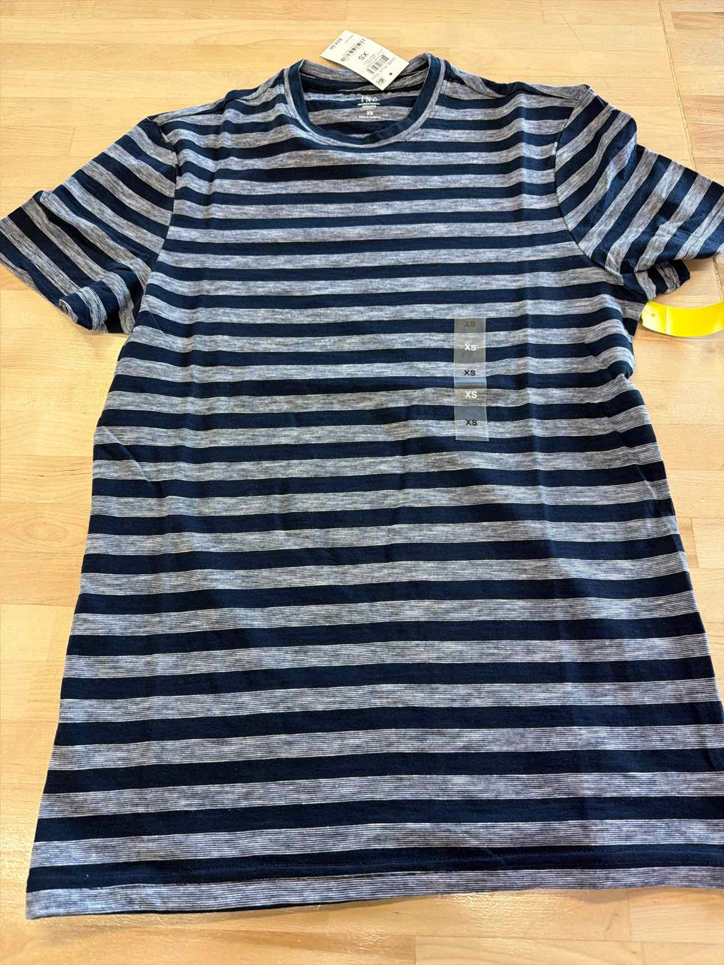 INC Size XS Navy MENS Short Sleeve Shirt