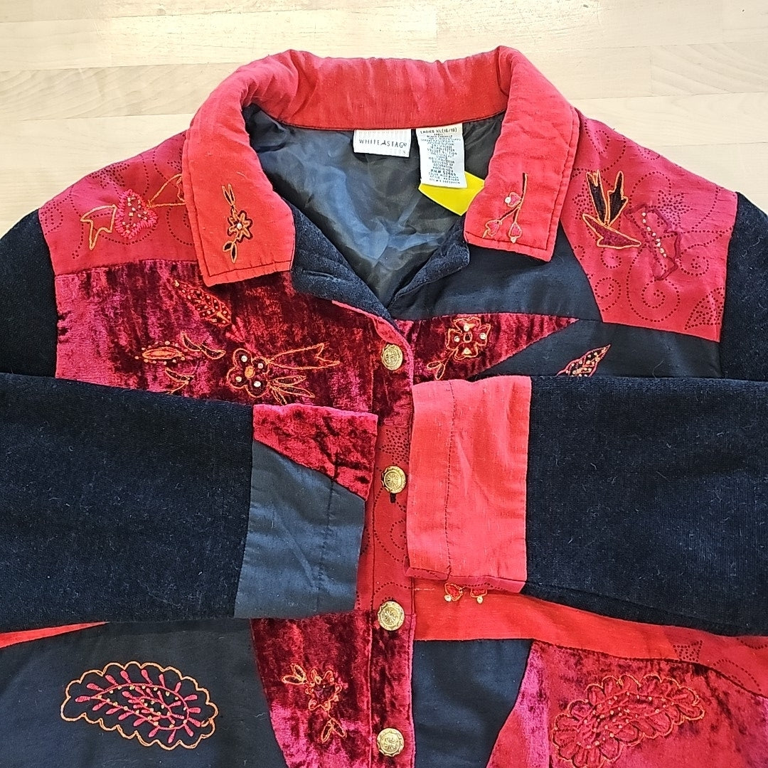 White Stag Size XL Red & black Jacket