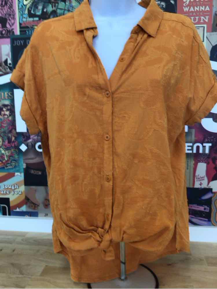 Splendid Size S Orange Preloved Sleeveless
