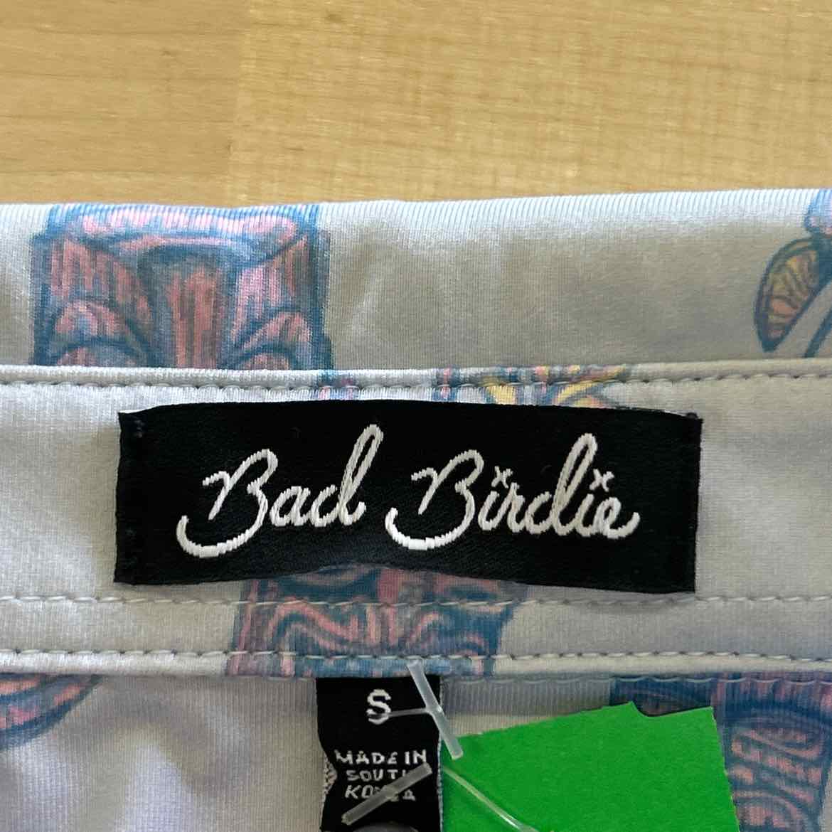 Bad Birdie Size S Blue Purple Preloved MENS Polo