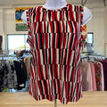 Size L Red Used Sleeveless