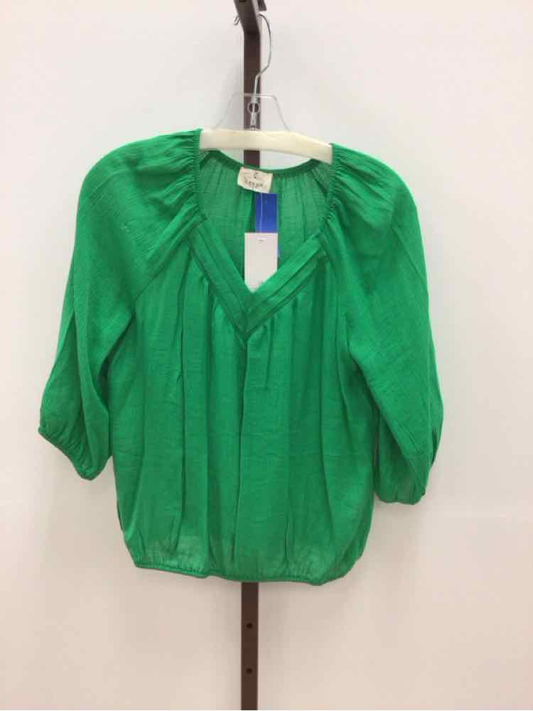 Ember Size S Green New Blouse LS