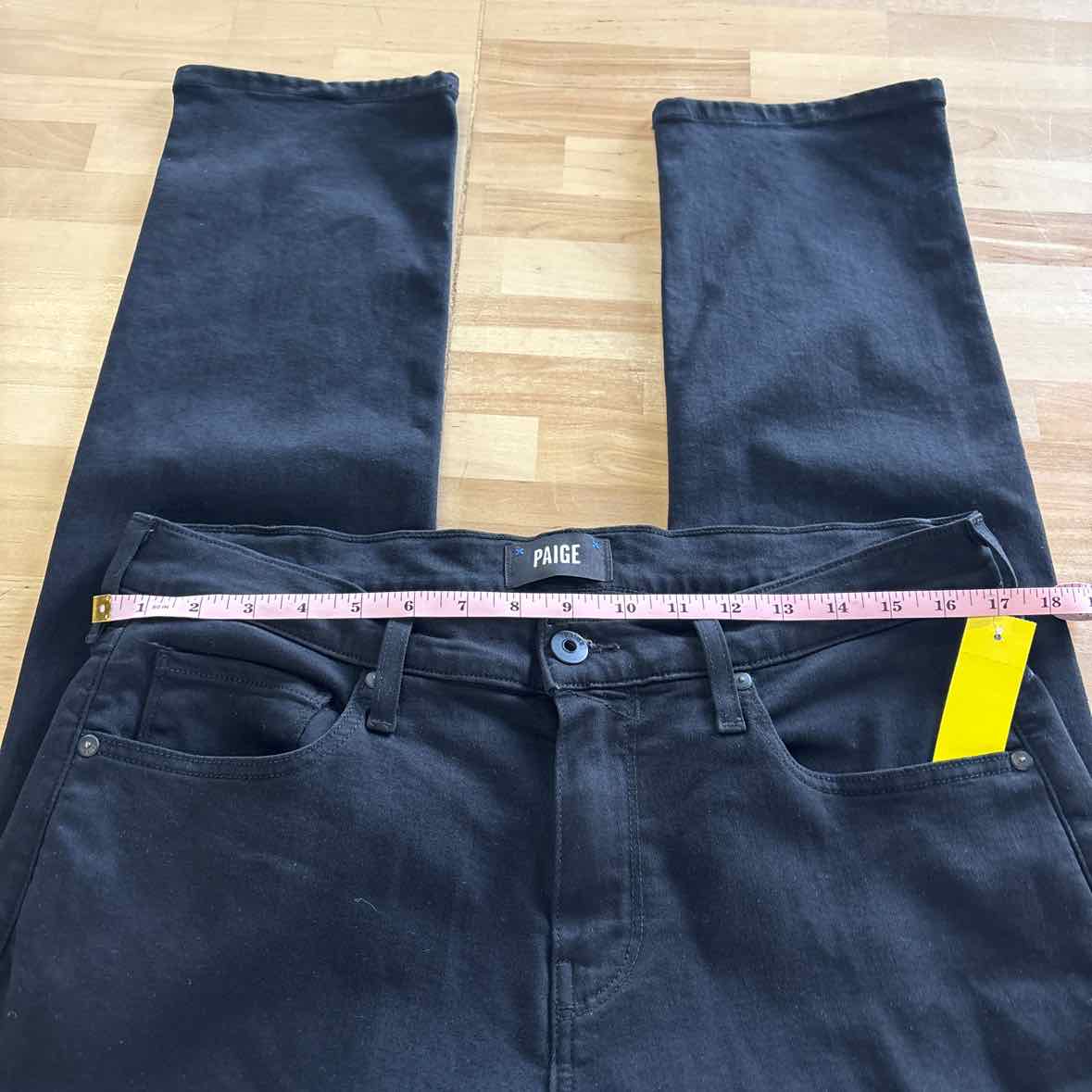 Paige Size 33 Black MENS Pants
