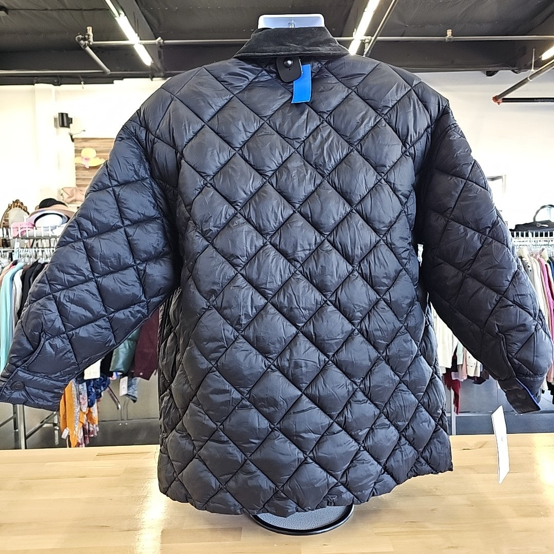 Calvin Klein Size L Blue Black Jacket