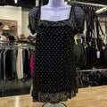 Mesmerize Size M Black Polyester Blouse