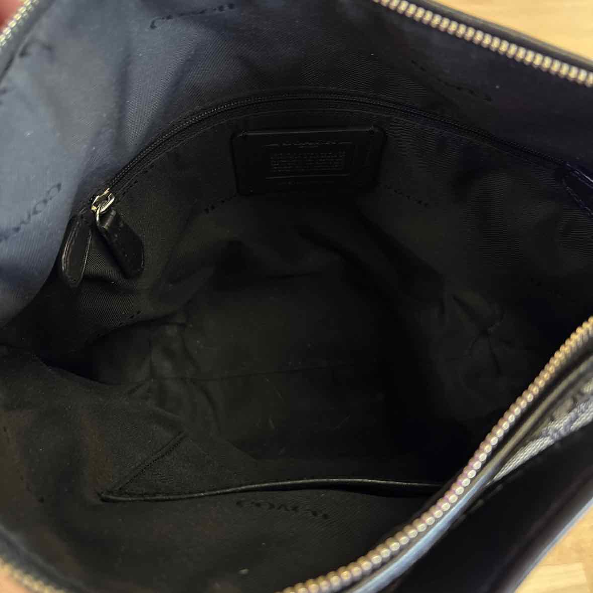 Coach Black/Gray Crossbody