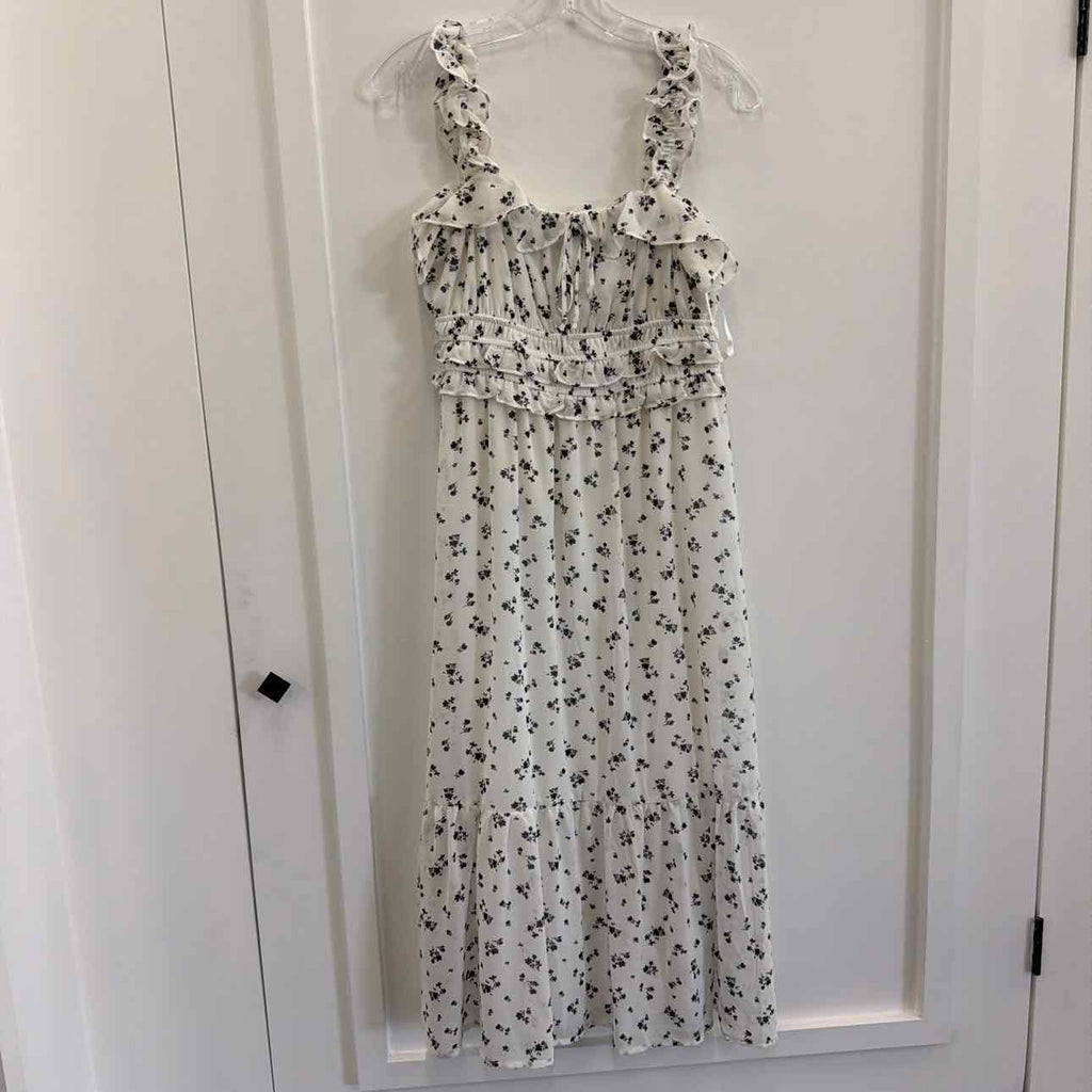 kingston grey Size M White Black Preloved Dress