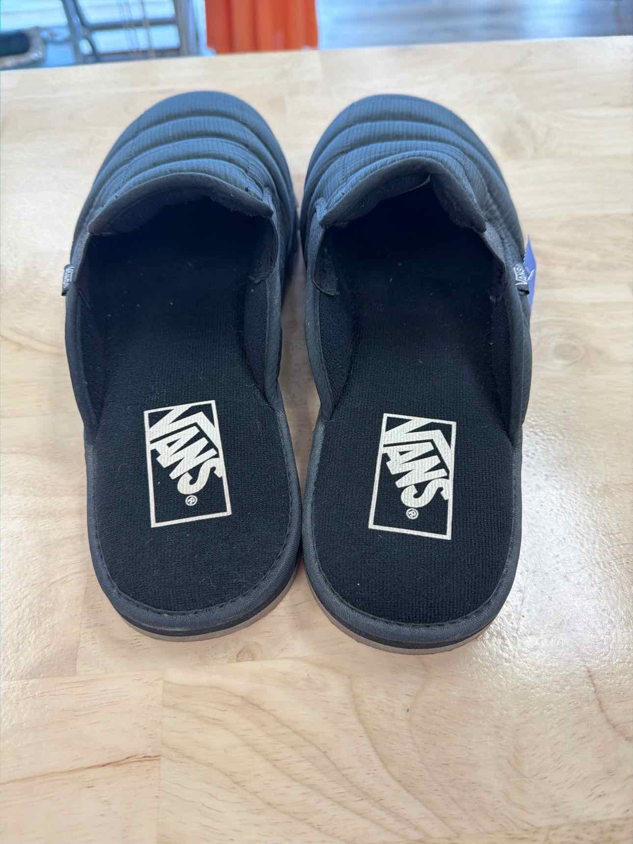 Vans Size 12 Black Nylon Preloved Sandals