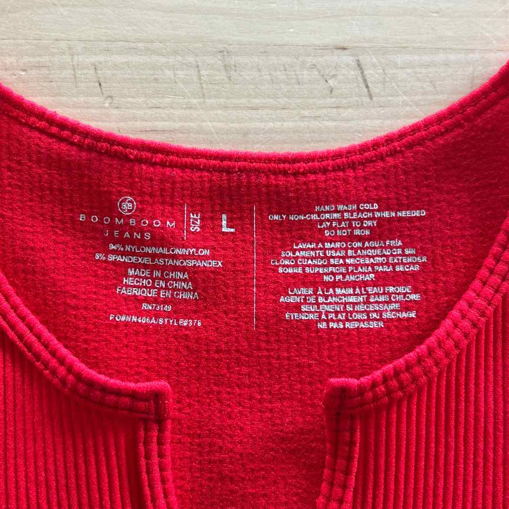 boomboom jeans Size L Red Preloved Tank