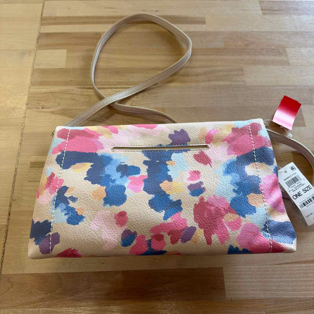 Style & Co Whipstitch East West Flap Crossbody- Dream Dye P