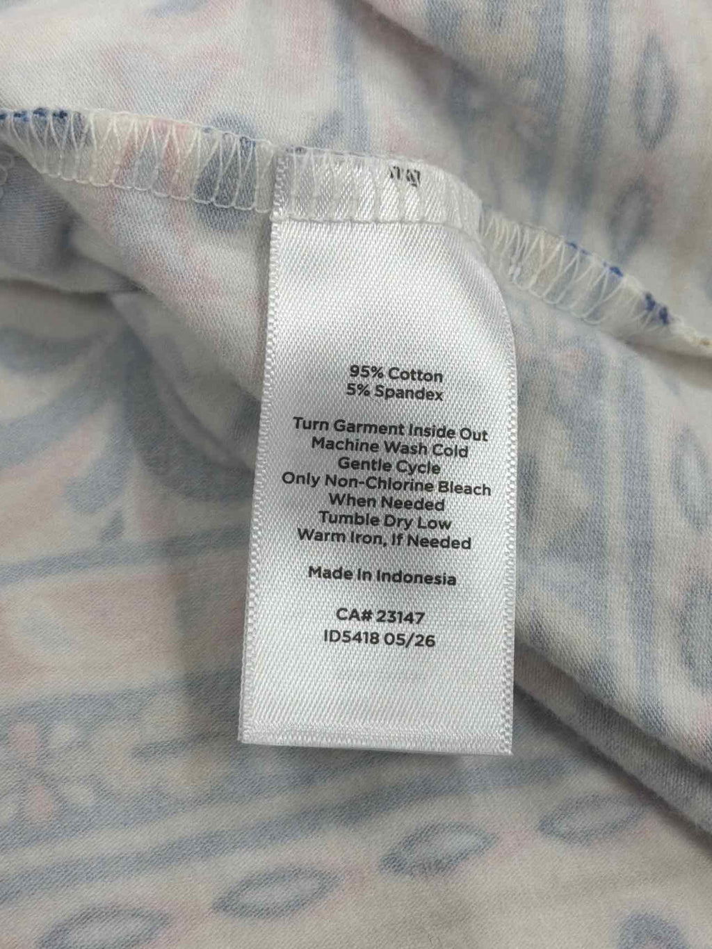 Talbots Size L White Preloved T-Shirt SS
