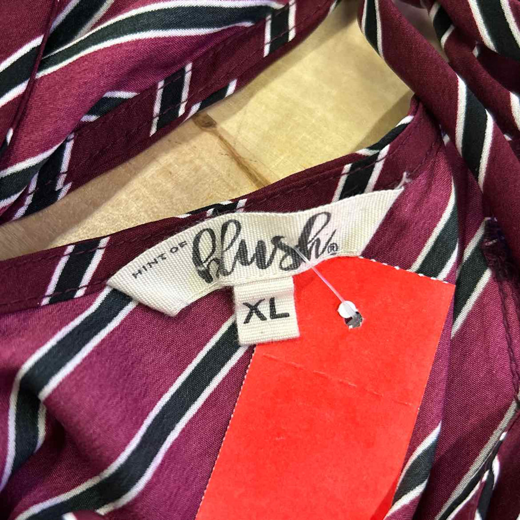 Blush Size XL Burgandy Preloved Jumper