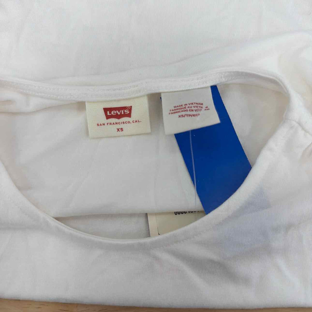 Levi's Size XS Crystal Ruched Top