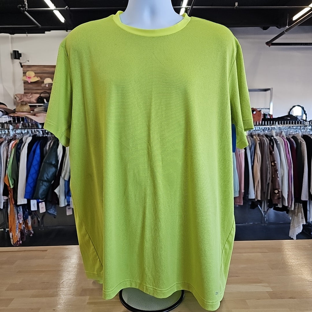 Tek gear Size XXL Green MENS Athletic Tee