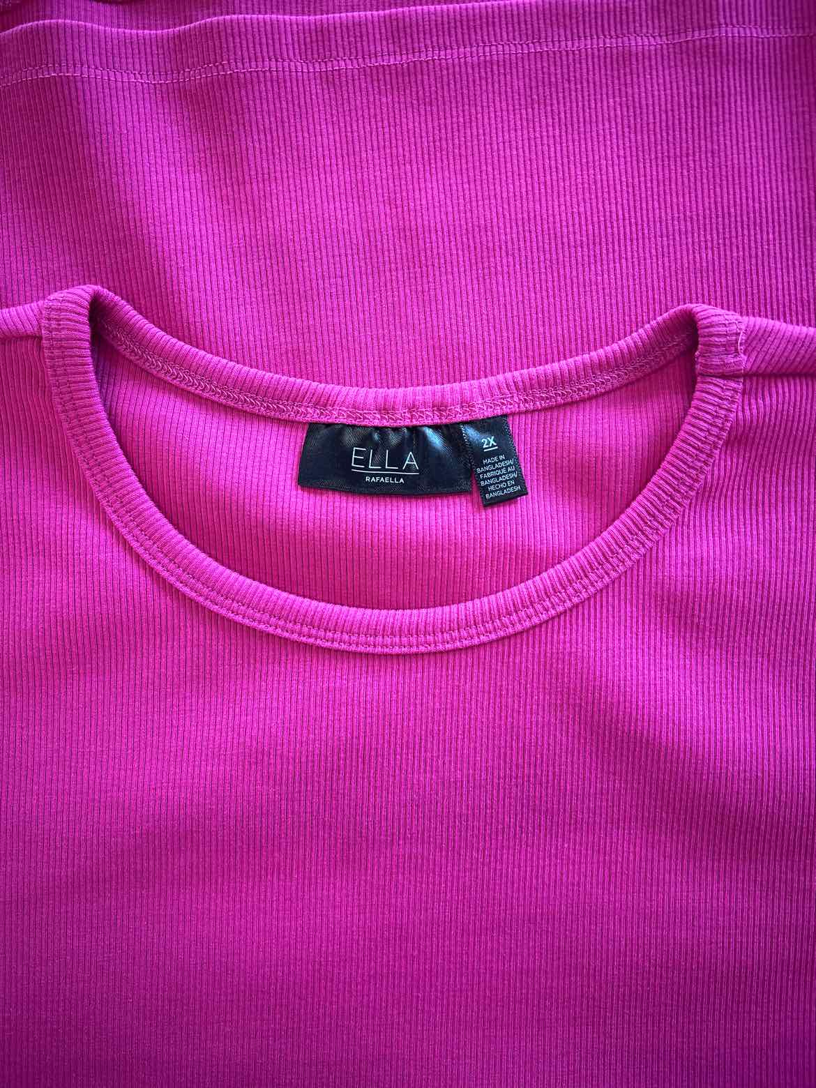 rafaella Size 2X Pink New T-shirt
