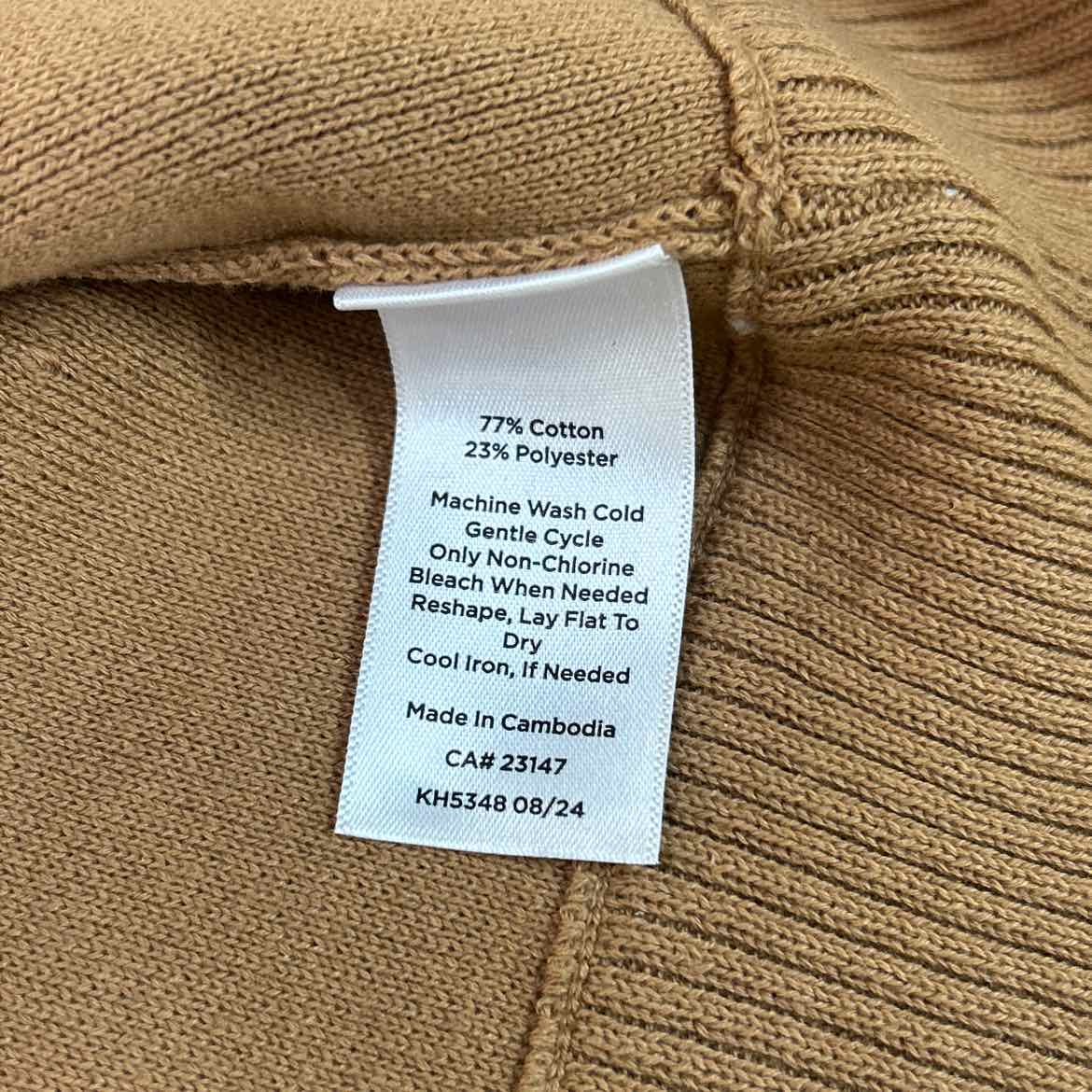 Talbots Size L Brown Preloved Sleeveless