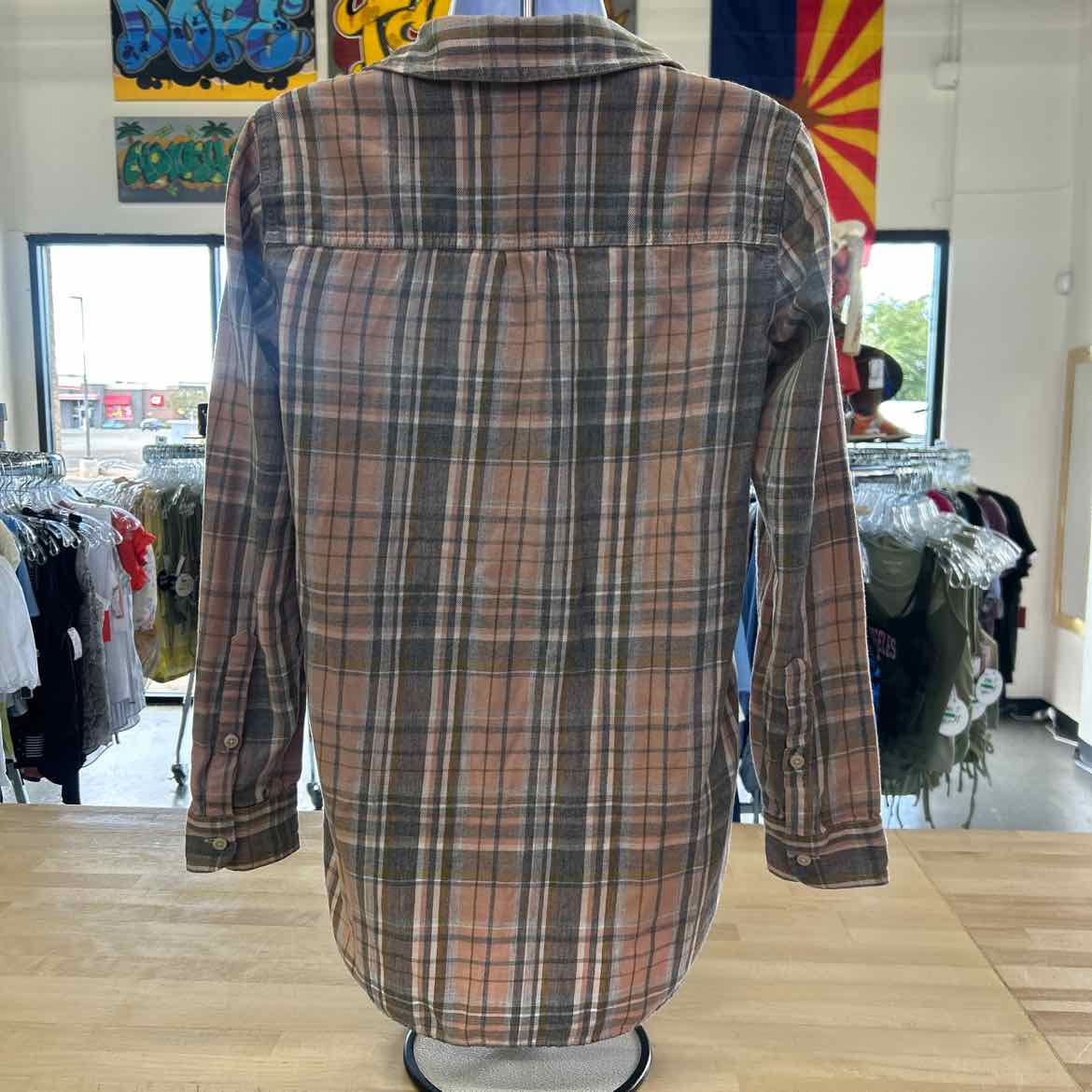 Madewell Size XS Peach Preloved Longsleeve
