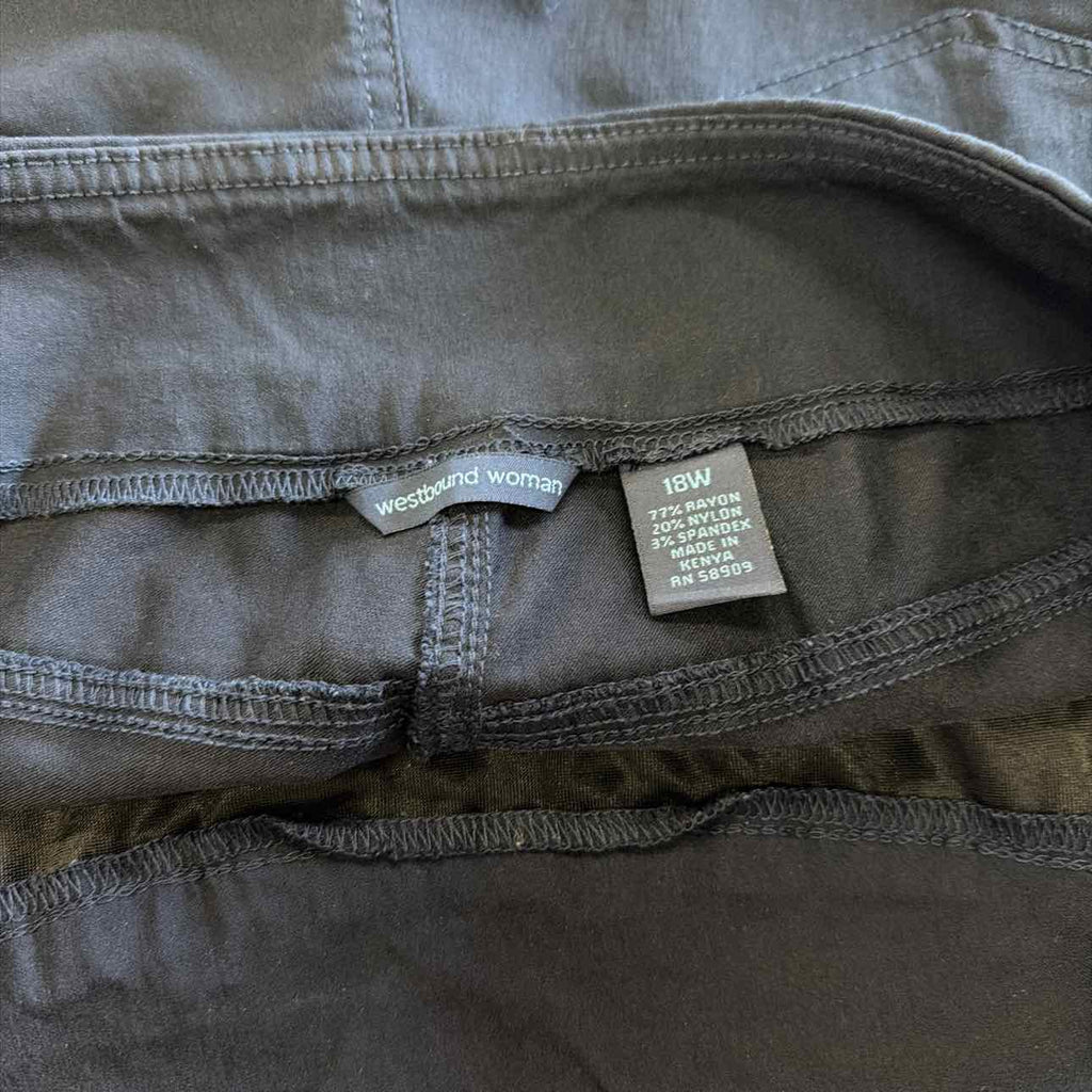 Westbound Size 18 Black Preloved Shorts