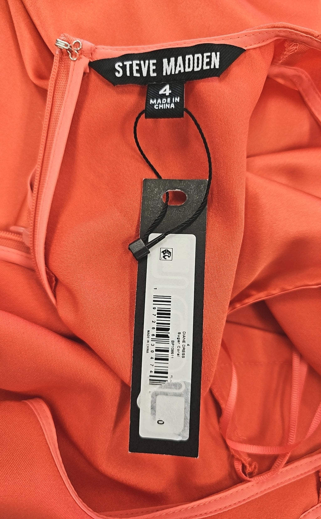 Steve Madden Size 4 Orange New Dress