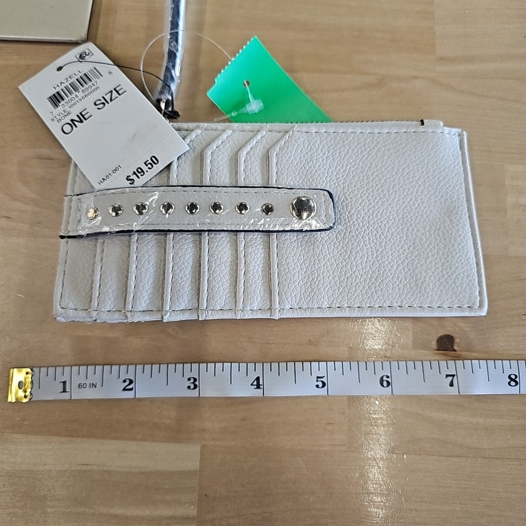 INC Off White cardholder