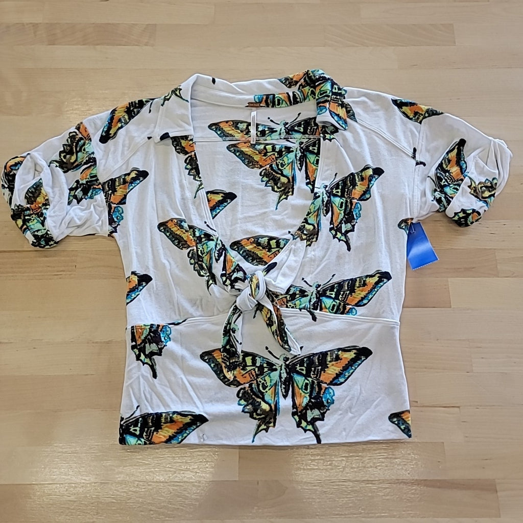 Free People Size S White Blouse