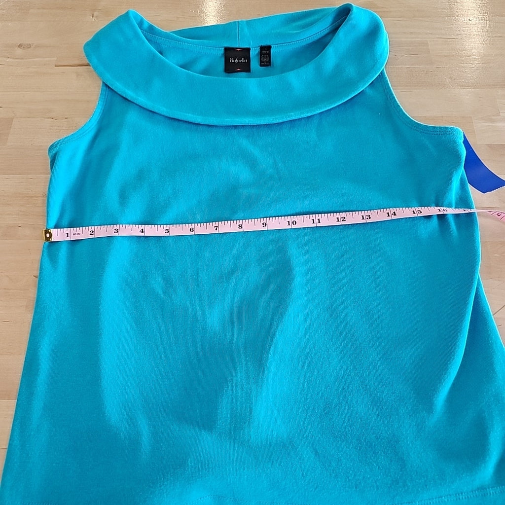 rafaella Size M Blue Sleeveless