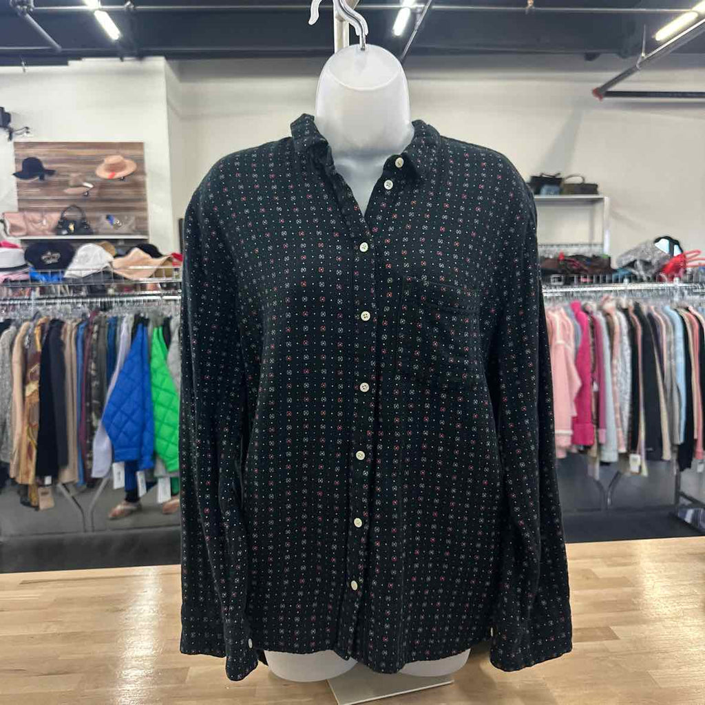 Madewell Size M Navy Button Down Shirt