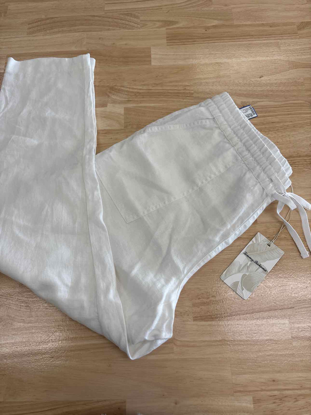 Tommy Bahama Size M White Linen New Pants