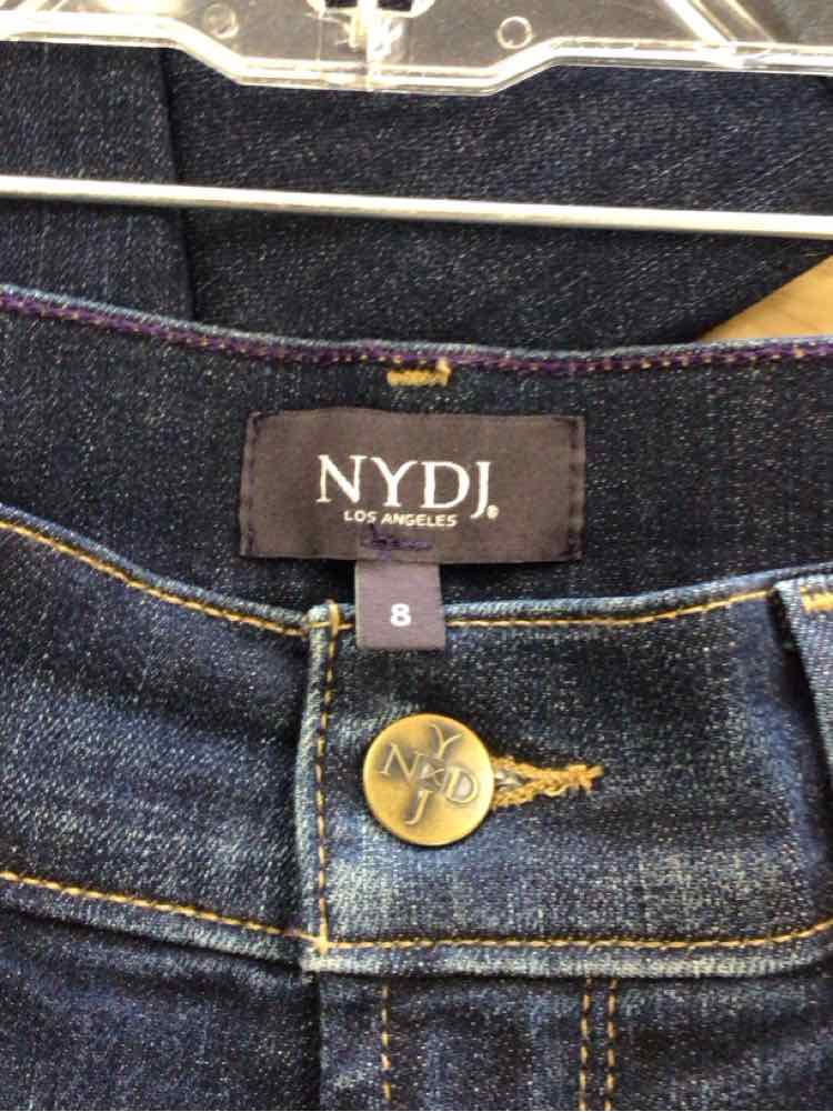 NYDJ Size 8 Blue Preloved Capris