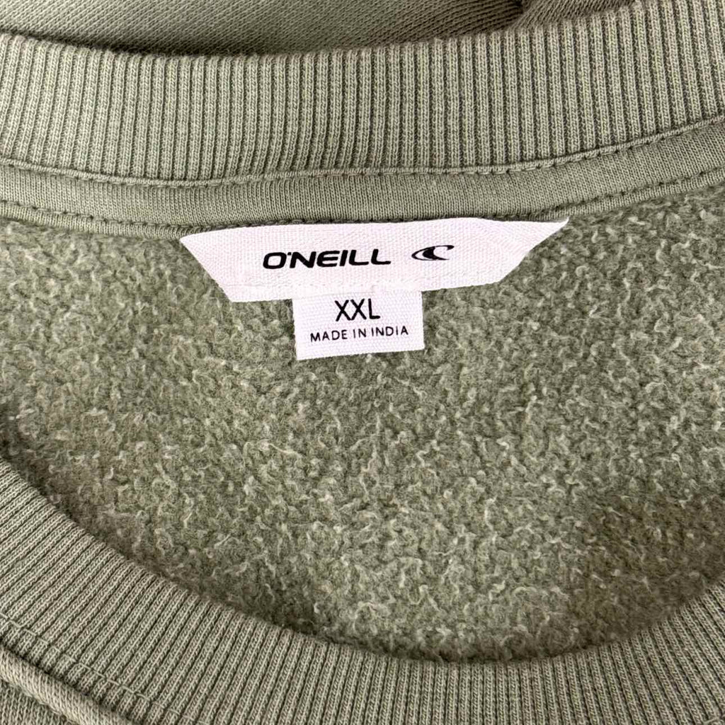 O'Neill Juniors' Logo Oversized Crewneck Sweatshirt - Desert Sage