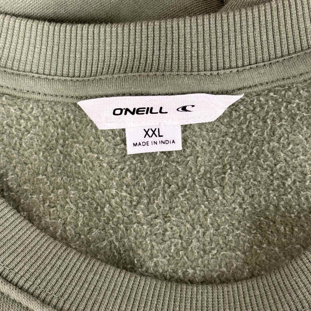 O'Neill Juniors' Logo Oversized Crewneck Sweatshirt - Desert Sage