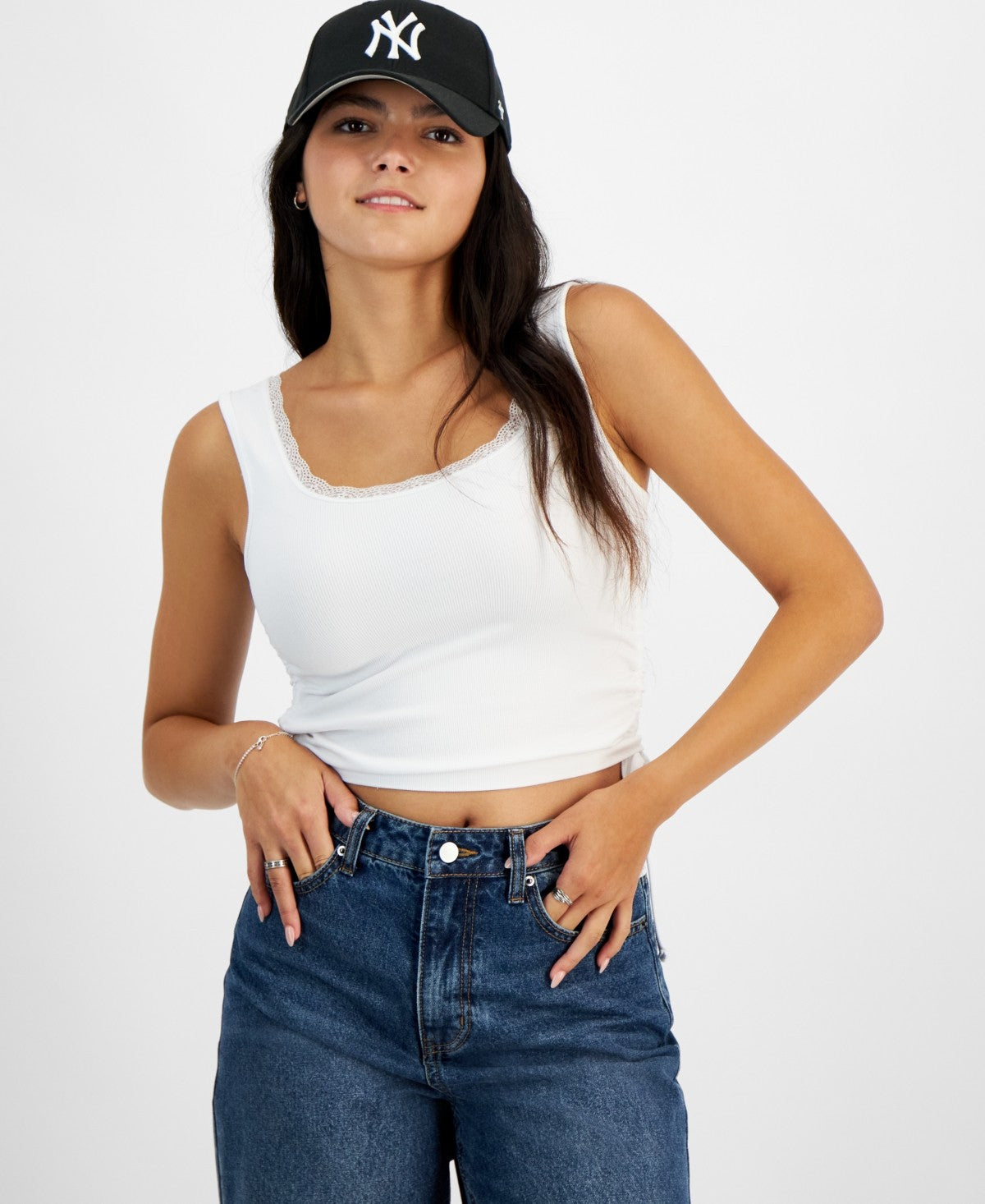 Planet Heart Size M White Tank