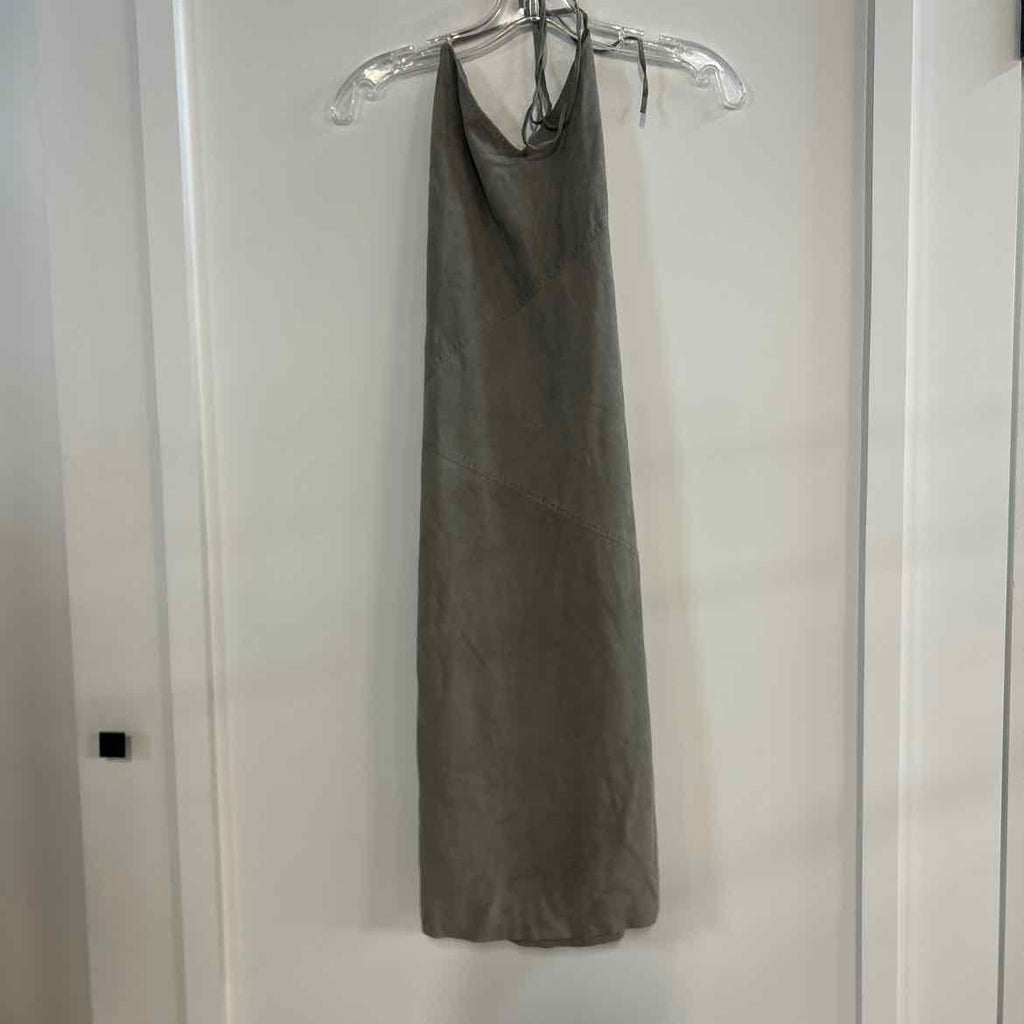 Ralph Lauren Size 8 Green Suede Preloved Dress