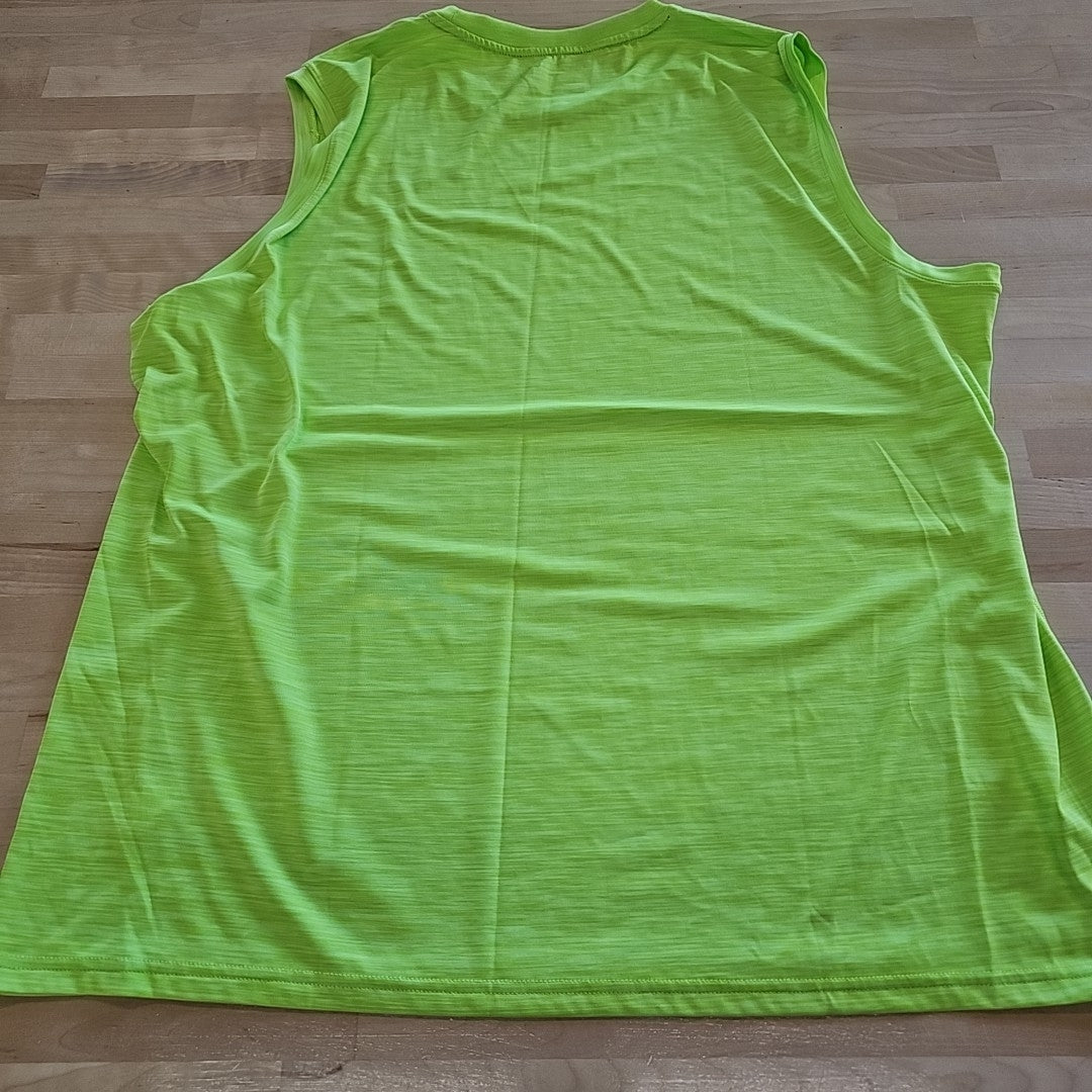 Tek gear Size XXL Green MENS Athletic Tank